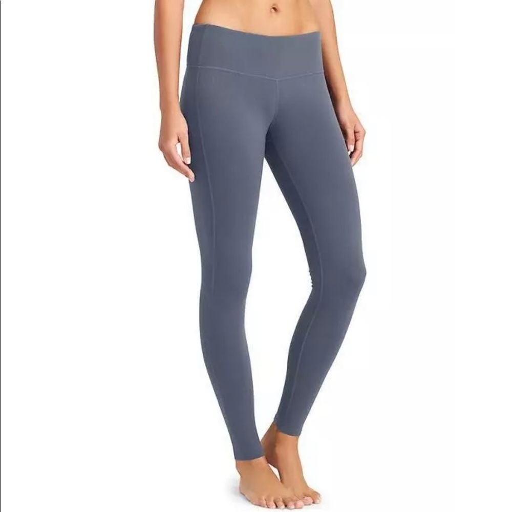 Athleta | Chaturanga Pilayo Gray Tights | Sz LP